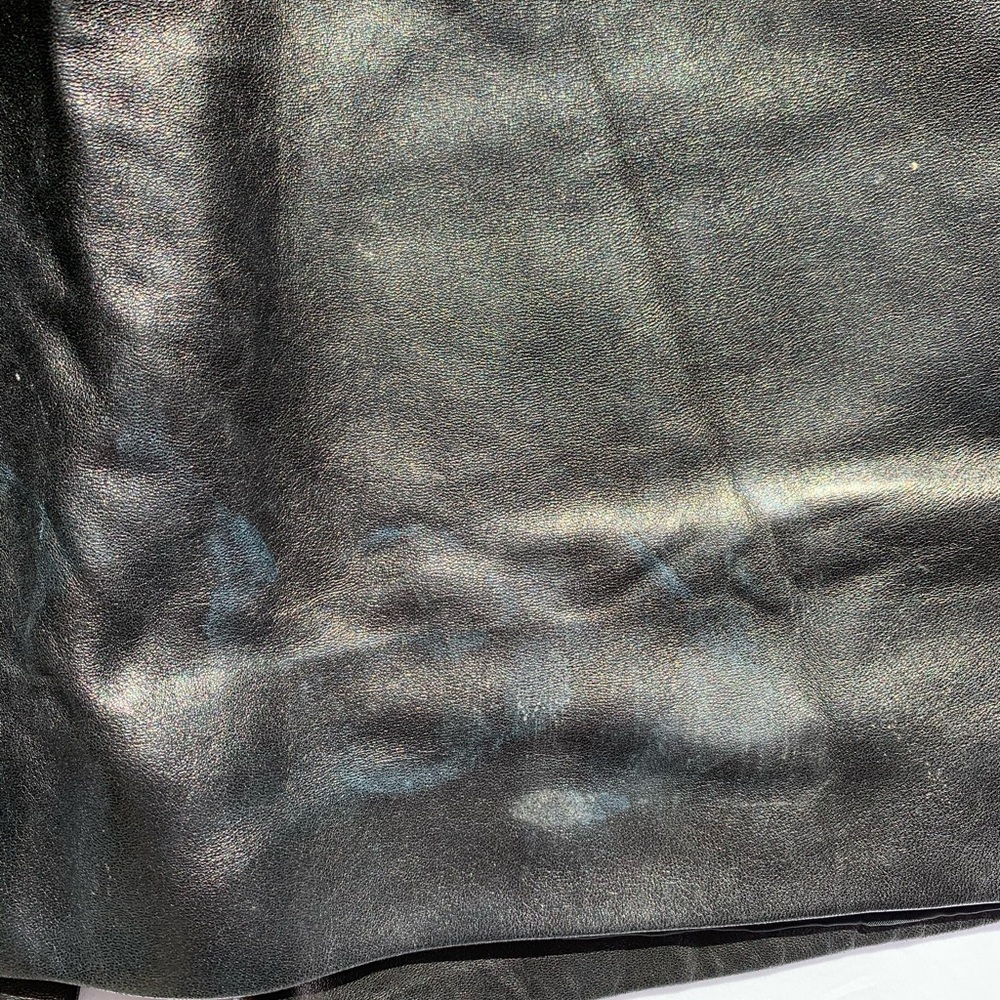 VINTAGE PRADA LEATHER SKIRT - Picture 2 of 5